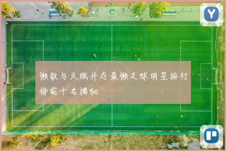 懒散与天赋并存最懒足球明星排行榜前十名揭秘