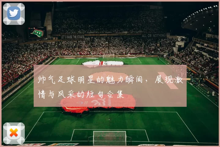 帅气足球明星的魅力瞬间，展现激情与风采的短句合集